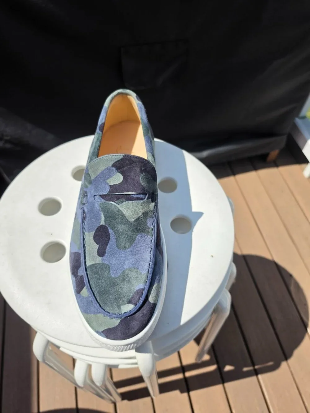 Christian Louboutin Paqueboat Flat 'Multi-Color Camo